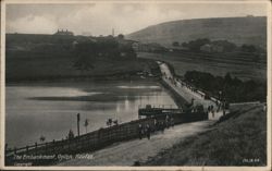 The Embankment, Ogden Reservoir, Halifax Postcard