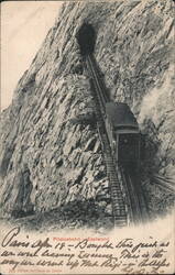 Pilatusbahn Eselwand Mountain Railway, Lucerne Postcard