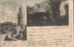 Friedberg Castle & Palace Postcard