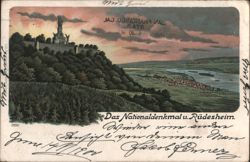 National Monument and Rüdesheim am Rhein Postcard