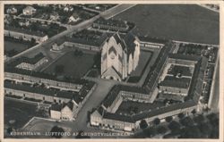 Grundtvig's Church Aerial View, Copenhagen Postcard