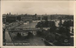 Stockholm, View over Norrström Postcard