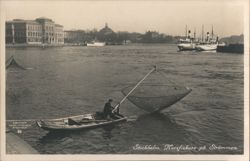 Norsfiskare på Strömmen, Stockholm Postcard