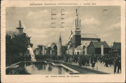 International Colonial Exposition, Grande Avenue des Colonies Postcard