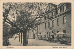 Moselkern, Gasthaus zum Anker, Mosel River View Postcard