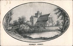 Romsey Abbey, England Postcard