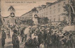 Sokol Rally in Split, August 21, 1910 Postcard
