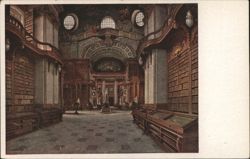 Vienna Imperial Castle, National Library State Hall Postcard