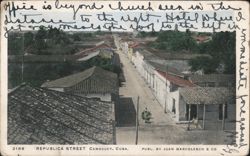 Republica Street, Camaguey, Cuba Postcard