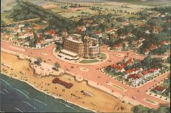 Carrasco El Casino Aerial View, Montevideo, Uruguay Postcard