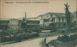El Parque del Litre y el Hospital Británico Postcard