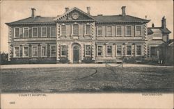 County Hospital, Huntingdon Postcard