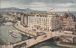Hotel Dianabad and Kuranstalt, Wien Postcard