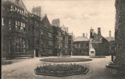 Oxford, Brasenose College Courtyard Postcard