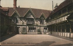 Leicester's Hospital, The Quadrangle Postcard
