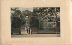 Entrance to Royal Hospital, Haslar Postcard