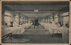 Women's Ward, War Memorial Hospital, Carshalton, UK Postcard