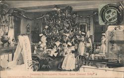 Christmas at Homoeopathic Hospital, Great Ormond Street Postcard