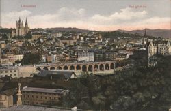 Lausanne General View Postcard