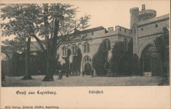 Laxenburg Castle Courtyard Postcard