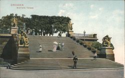 Brühl'sche Terrasse, Dresden Postcard