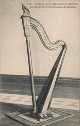 Château de la Malmaison - Empress Josephine's Harp Postcard