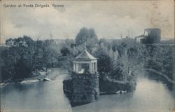 Garden at Ponta Delgada, Azores Postcard