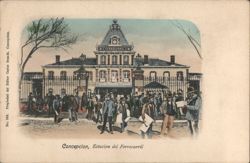 Concepcion, Estacion del Ferrocarril Postcard