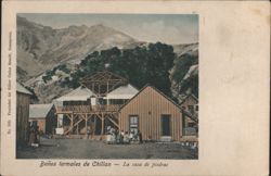 Baños termales de Chillan - La casa de piedras Postcard