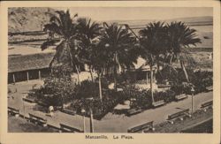 Manzanillo. La Plaza. Postcard