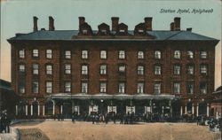 Station Hotel, Holyhead Postcard