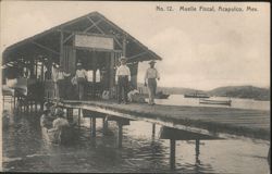Muelle Fiscal, Acapulco, Mexico Postcard