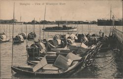 Shanghai - View of Whampoo River Postcard