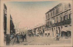 Public Garden in Shanghai Postcard