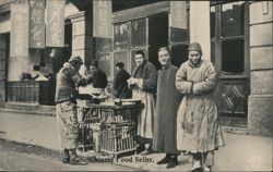 Chinese Food Seller. Postcard