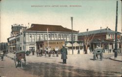 Broadway with Astor House Postcard