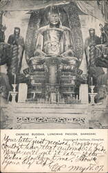Chinese Buddha, Longwha Pagoda Postcard