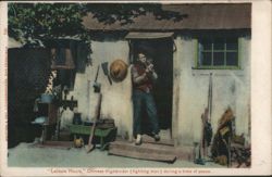 Chinese Highbinder in Leisure Hours Postcard