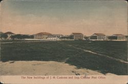 J. M. Customs and Imperial Chinese Post Office Buildings Postcard