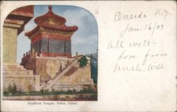 Buddhist Temple, Pekin, China Postcard