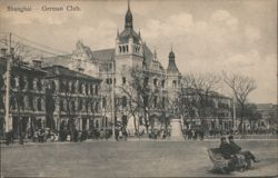 Shanghai German Club Building Postcard