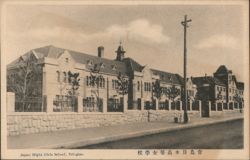 Japan Hight Girls School, Tsingtao Postcard