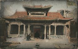 Chinese Temple Postcard