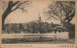 The "North Lake" Palace, Peking (1) Postcard
