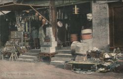 Tientsin - A Native Store Postcard
