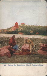 Across the Lake from Island, Peking, China View Postcard