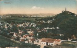 Wusieh Cityscape, Hill with Tower Postcard