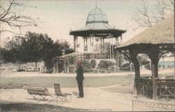 Public Garden, Shanghai Postcard