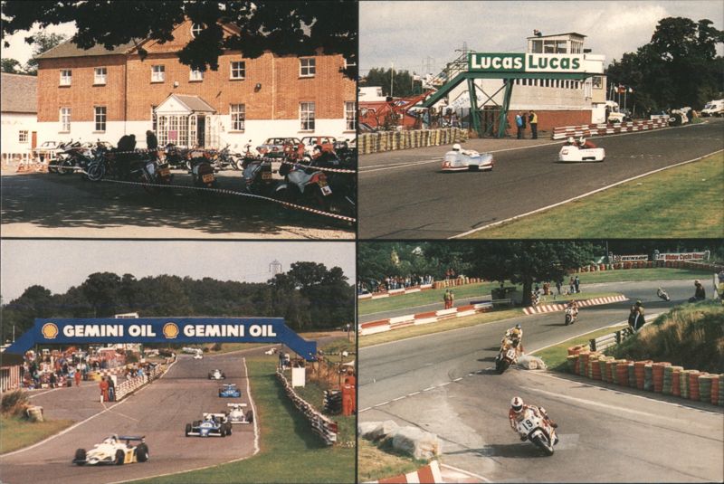 Mallory Park Race Circuit Scenes, Leicestershire United Kingdom