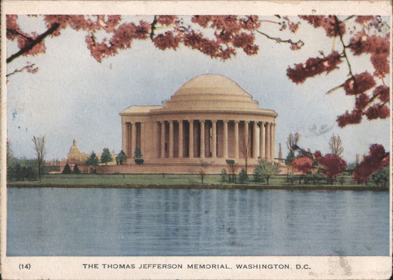 The Thomas Jefferson Memorial and Cherry Blossoms, Washington, D.C. District of Columbia